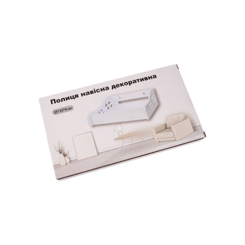 Купити Полиця навiсна дeкоративна, 25х15х9 см у АТБ Market