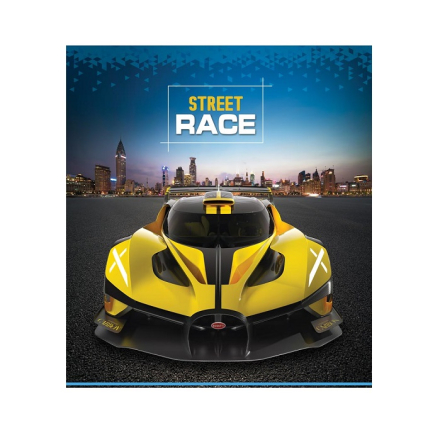 Купити Зошит 96л, клітина глитер, трафаретний уф-лак, арт.msb4417 у АТБ Market