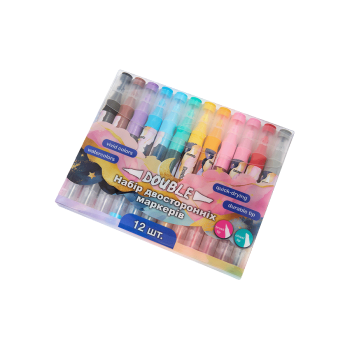 Купити Набір двосторонніх маркерів 12 шт., арт. MK752173 у АТБ Market