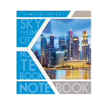 Купити Зошит 96л, клітина глитер, трафаретний уф-лак, арт.msb4417 у АТБ Market