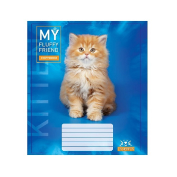 Купити Зошит 18 аркушів лінія/клітина глітер, арт.msb у АТБ Market