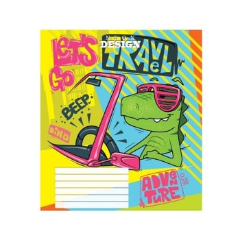 Купити Зошит 18 аркушів лінія/клітина глітер, арт.msb у АТБ Market