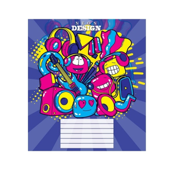 Купити Зошит 18 аркушів лінія/клітина глітер, арт.msb у АТБ Market