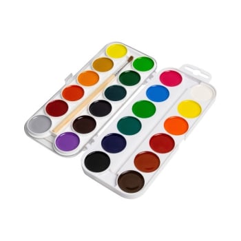 Купити Фарби акварельні, 24 кольори, з пензликом, арт.rdg у АТБ Market