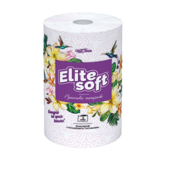 Купить Полотенце бумажное 1 шт Своя линия трехслойное с цветным тиснением в АТБ Market