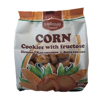 Купить Печенье 300г Хлебодар кукурузное с фруктозой в АТБ Market