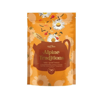 Купить Чай 50 г Своя Лінія Alpine Traditions трав’яний з додаванням суміші плодів та ягід, м/уп в АТБ Market