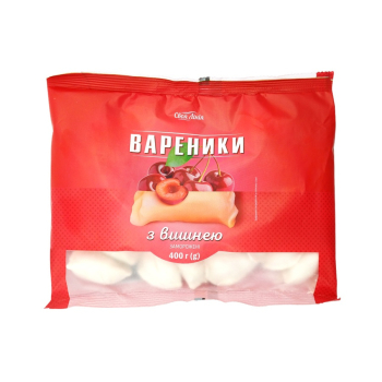 Купить Вареники 400 гр Своя Лінія з вишнею без кісточки заморожені п/ет в АТБ Market