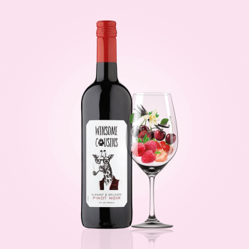 Купить Вино 0,75 л WINSOME COUSINS PINOT NOIR червоне сухе 12,5 % об. скл/пл Франція в АТБ Market