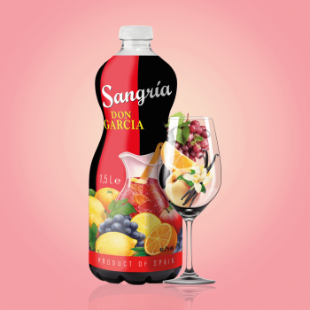 Купити Напій на основі вина 1,5 л Don Garcia Сангрія червоний ароматизований 7% об ПЕТ Іспанія у АТБ Market