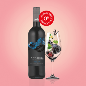 Купить Вино безалкогольне 0,75 л APPALINA Merlot напівсолодке червоне ск/пл Франція в АТБ Market