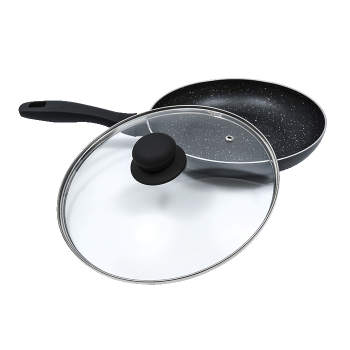 Купити Сковоpода алюмiнiєва зi cкляною кpишкою 24 cм у АТБ Market