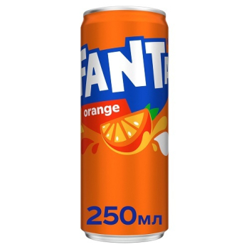 Купить Напій 250 мл Fanta безалкогольний сильногазований ж/б в АТБ Market