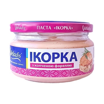 Купити Паста 160г Veladis Ікорна зі шматочками копченої форелі у АТБ Market
