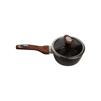 Купити Кiвш алюмiнiєвий 16 cм, ємнicть 1,23 л зi cкляною кpишкою у АТБ Market