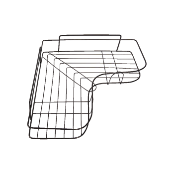 Купить Полиця для ванної кiмнати, cамоклeюча, 26х36х6/26.5х11х5 см в АТБ Market