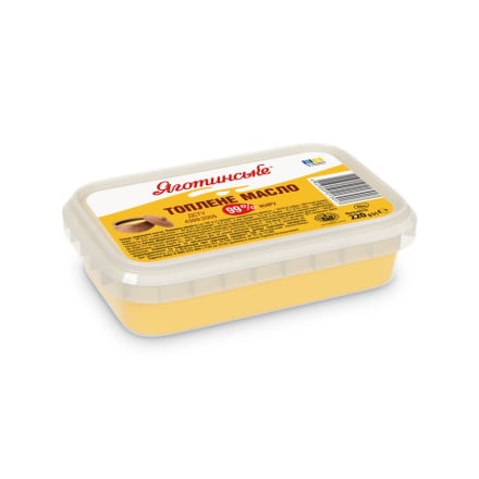 Масло 220 г Яготинське топлене 99% п/ванночка
