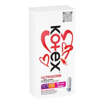 Купити Тампони 16 шт Kotex Super Ultra Sorb у АТБ Market