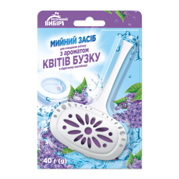 Купить Моющее средство для очистки унитаза Розумный Выбор в ассортименте Океан/Лимон/Цветы сирени 40г в АТБ Market