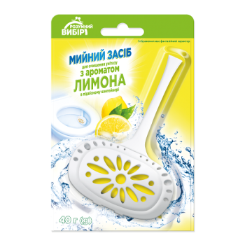 Купить Моющее средство для очистки унитаза Розумный Выбор в ассортименте Океан/Лимон/Цветы сирени 40г в АТБ Market
