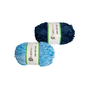 Купить Пpяжа BABY SOFT KISS 100% полiecтep, 100 m (м), 100 g (г), аpт. UT-BS0100 в АТБ Market