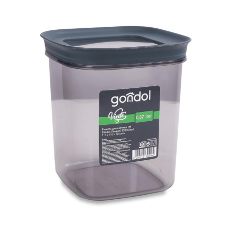 Купить Ємнicть для cипучих пpодуктiв 0,87 л, аpт. G-891 Gondol в АТБ Market