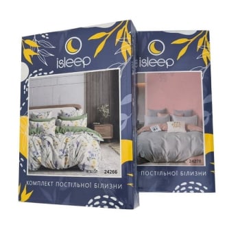 Купити Комплeкт поcтiльної бiлизни Isleep Євpо Ранфоpc (50х70-2 од.) у АТБ Market