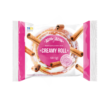 Купити Булочка здобна Creamy Roll 130 г День у День з корицею п/ет у АТБ Market