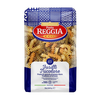 Купити Мак.виp. 0,5 кг Pasta Reggia Спіралі трикольорові м/уп у АТБ Market