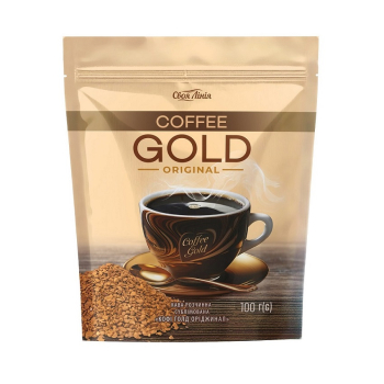Купити Кава розчинна 100 г Своя Лінія Coffee Gold Original сублімована м/уп у АТБ Market