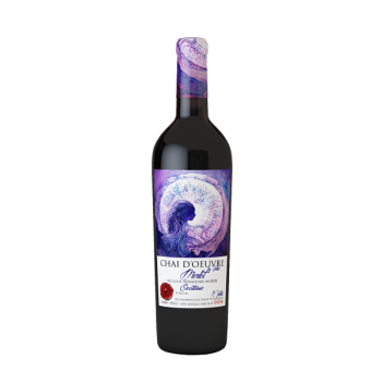 Купить Вино 0,75 л Chai d'сеuvre Merlot сухе червоне сортове 14,5 % об скл/пл Франція в АТБ Market