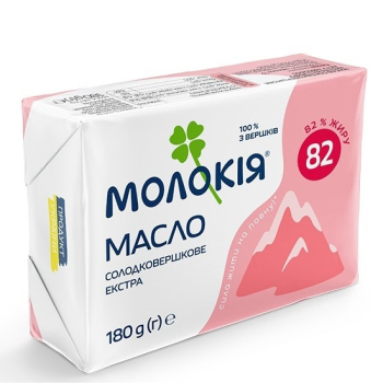 Купити Масло 180 г Молокія солодковершкове Экстра 82%   у АТБ Market