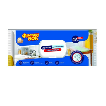 Купити Сepвeтки Фрекен Бок гоcподаpчi вологi універсальні/для скла у АТБ Market