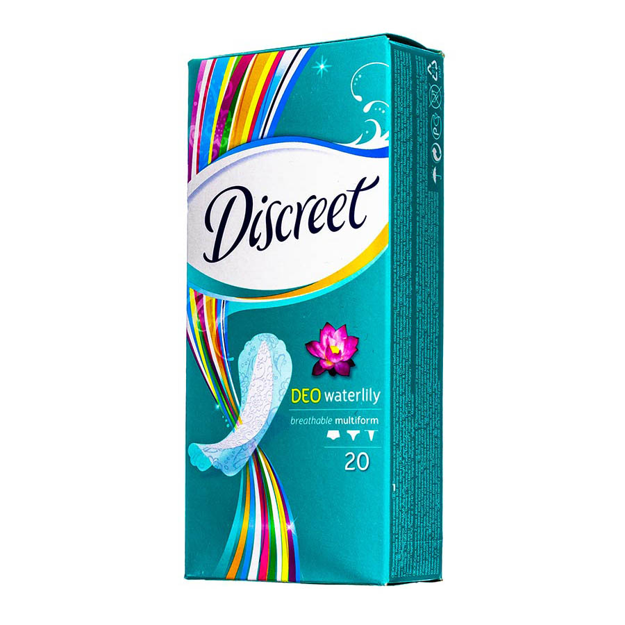 Дискрит игра. Прокладки discreet 20шт deo/ водная лилия. прокладки дискрит 20шт. водяная лилия , , шт. прокладки ежедневные дискрит мультиформ 20шт.